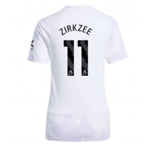 Manchester United Joshua Zirkzee #11 Udebanetrøje Dame 2025-26 Kortærmet